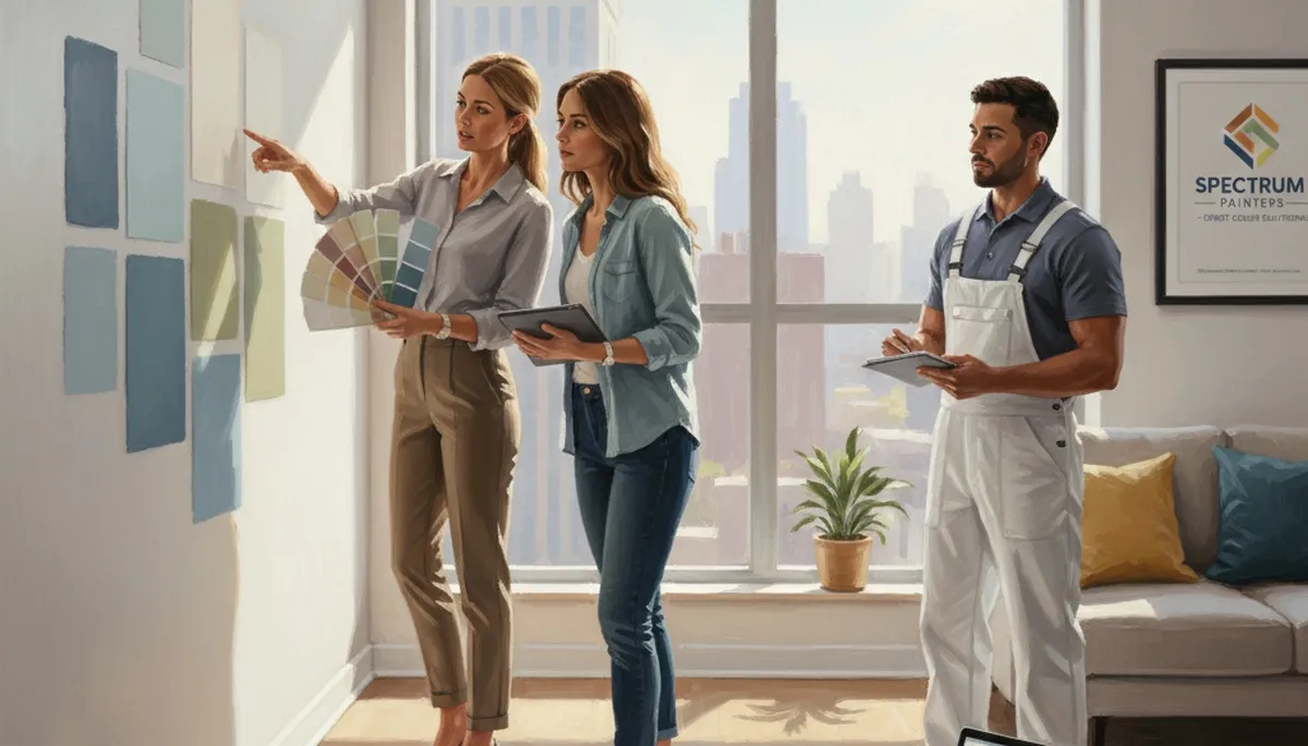 Escondido, CA painters providing expert color consultation for homes with custom paint palette guidance