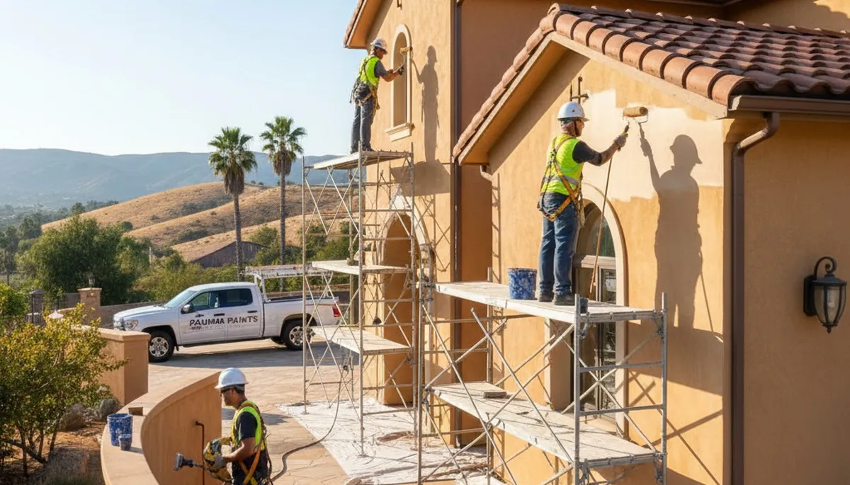 Painting contractors in Escondido, CA providing professional interior and exterior painting services